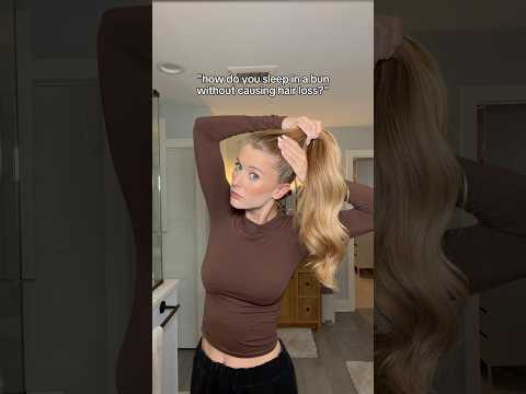 How to sleep in a bun without causing hair loss