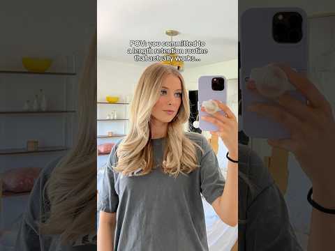 POV: you committed to a length retention routine that actually works…