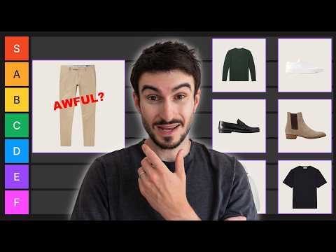 The Ultimate Menswear Essentials Tier List